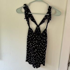 Madewell Button-Up Polka Dot Camisole sz 4